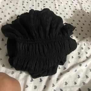 Black long maxi dress